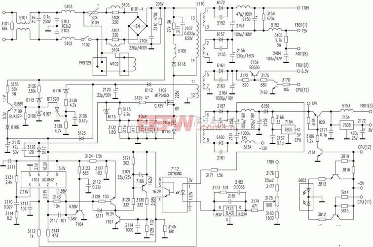 飞利浦显示器电源电路