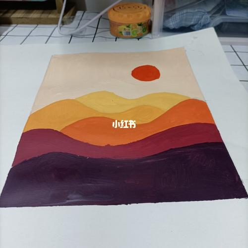 色彩构成作业_色彩构成_绘画_手残党_绘画摸鱼_文化