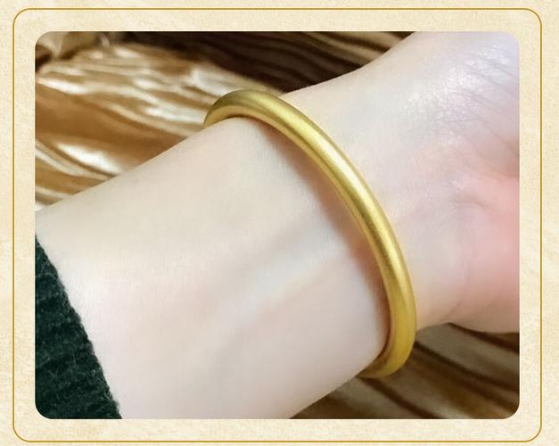 珠宝 传承古法黄金手镯结婚婚嫁纯金足金999实心镯子男女新款 现货粗
