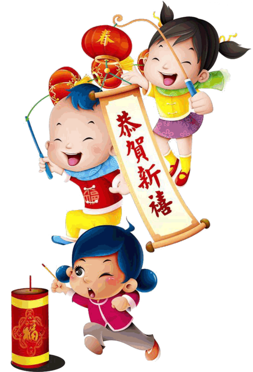 欢度春节手抄报模板新年快乐电子简报小学生传统节日板报传统节日画报
