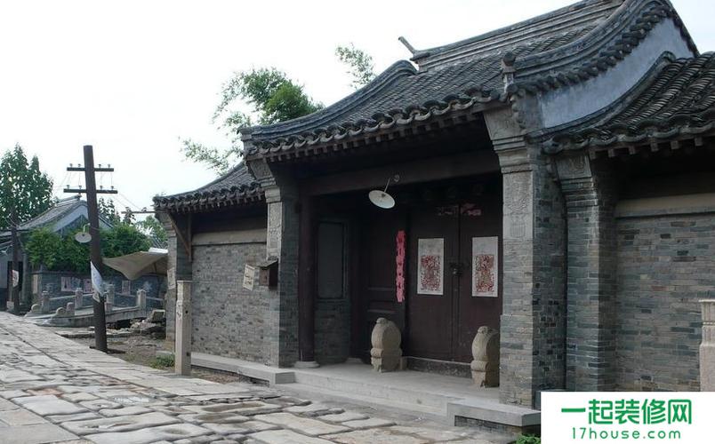 四合院大门实景图片欣赏效果图