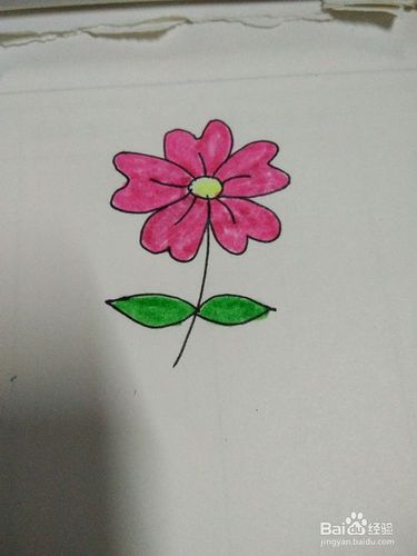 一朵花画的黑板报 画黑板报图片素材