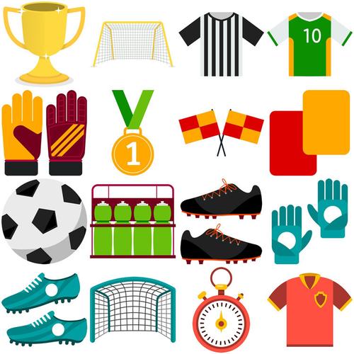 【手帐素材】足球元素卡通运动免抠图片素材_素材_足球_卡通_手帐