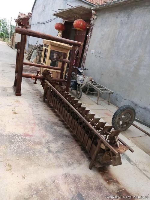 民俗老物件,老水车-价格:3880元-se72768041-农用工具