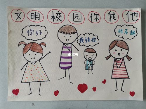 儿童画———行为习惯养成篇_儿童画_人文_绘画
