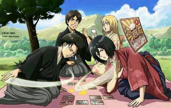 艾伦x希斯特利亚同人精图