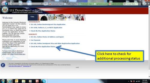 to check on additional or administrative processing of