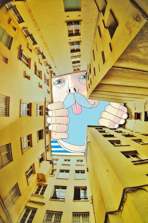 以天空为布,以想象力为画笔,换一个视角看世界.