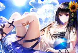 性感动漫美女1080p桌面壁纸图片