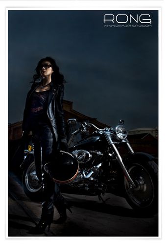 标题:哈雷女骑士