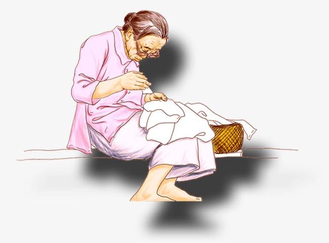 母亲 慈母手中线 缝衣服
