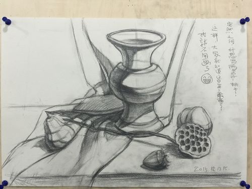 静物组合结构素描写生篇8k~4k