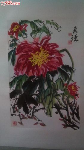 何水法《牡丹》