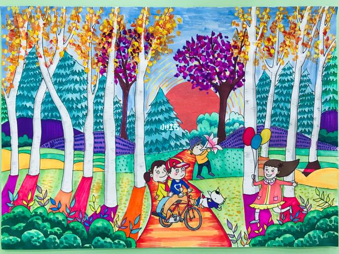 游玩_游玩_儿童画_创意儿童画_人文_绘画