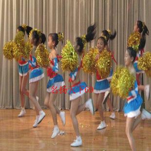 健美操细丝小孩啦啦队舞台花球幼儿舞蹈体操道具六一表演拉拉手花