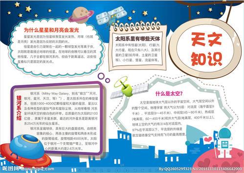天文科学知识手抄报 科学知识手抄报