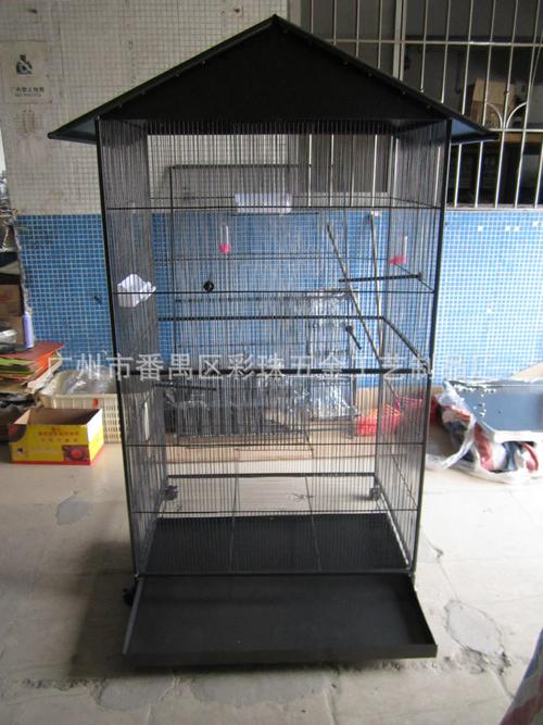 四边鹦鹉笼,铁艺四边鸟笼,铁制鹦鹉笼,大鸟笼,定做鹦鹉笼