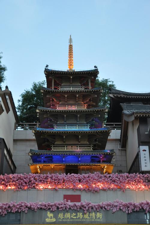 西安大唐西市古塔