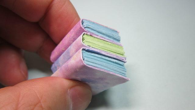 简单的小笔记本怎么折,折纸迷你小书本,diy手工制作