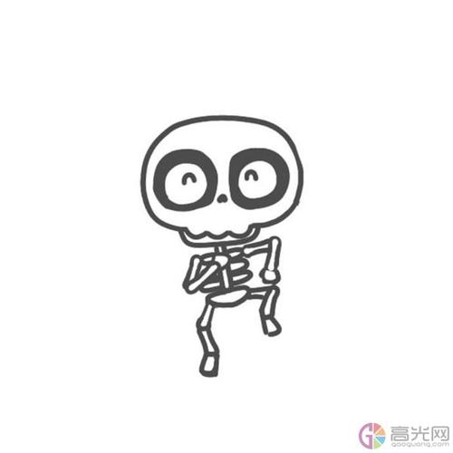 骷髅人简笔画画法骷髅人简笔画画法步骤