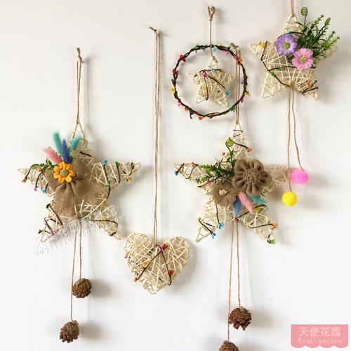 幼儿园环创材料班级天花板挂饰手工制作装饰品田园风教室走廊吊饰