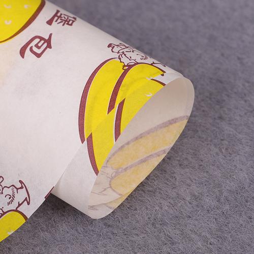 防油汉堡包装纸定做 墨西哥鸡肉卷 老北京汉堡纸淋膜纸可定制包邮