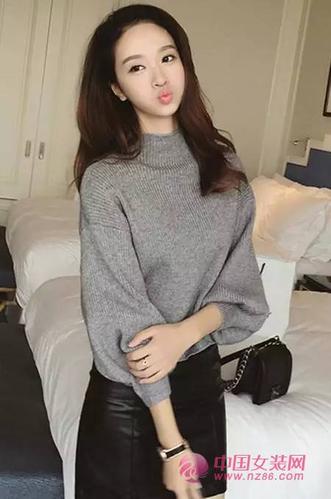 一个女人会不会穿衣服,看她穿的毛衣就知道了!