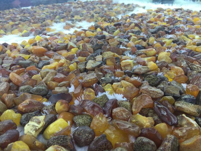 天然乌克兰波罗的海琥珀原石假一赔十 琥珀蜜蜡原石精选2-5手串料