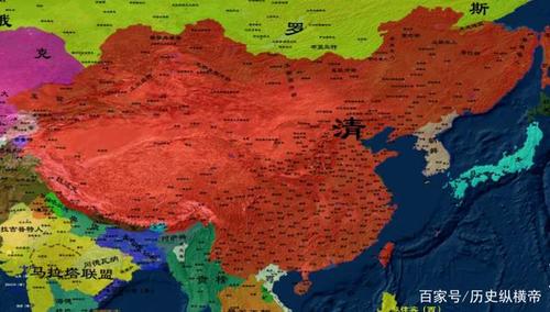 什么因素促使清朝版图达到鼎盛?