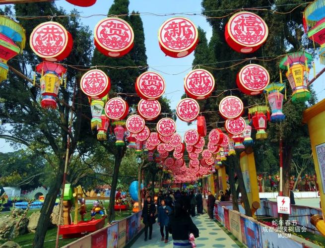 蛇年春节成都武侯祠大庙会(照片18张)