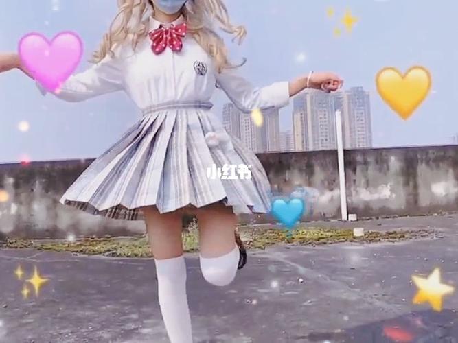 可爱女生素材【jk】_素材_jk制服_视频素材_素材_素材