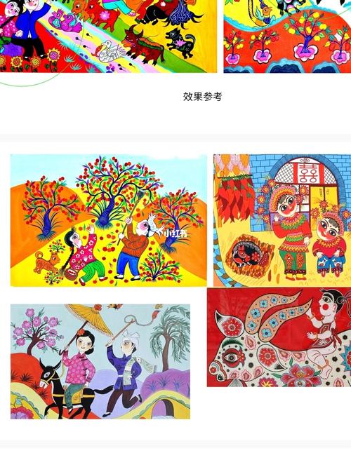 安塞民间艺术_美术_ppt_创意少儿美术课件ppt_母婴