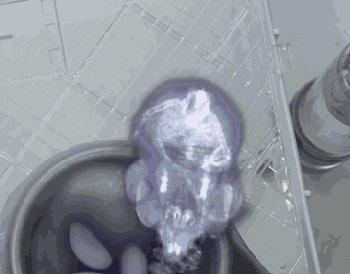 x光下的人体动图,接个吻都那么恐怖