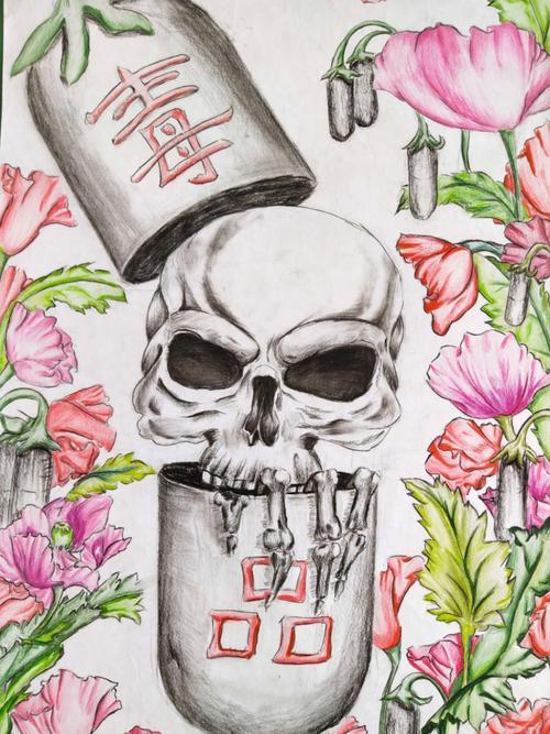 2020年保亭县中小学生禁毒漫画评比活动一等奖作品展