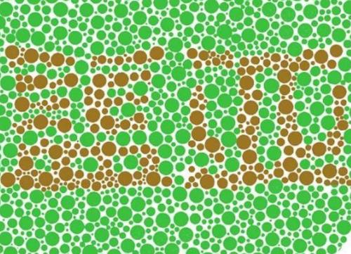 7张驾驶员考试专用色盲图若你一张也认不出来可能不适合开车