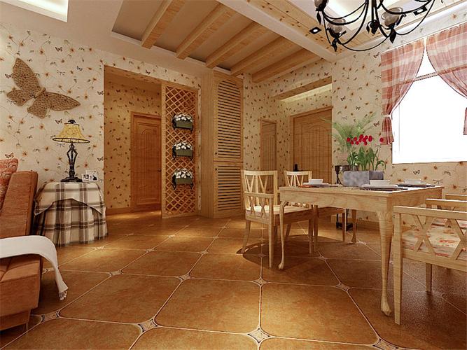 泛美华庭-田园风格-三居室