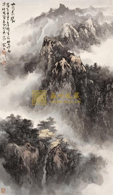 画家丨乐震文山水画精选集欣赏