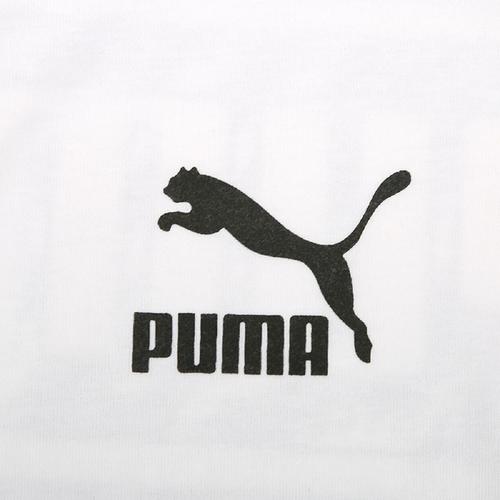 彪马 puma 后背经典大logo 男款针织t恤