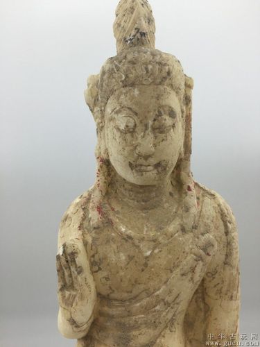 唐代汉白玉观音像