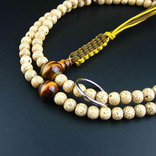 妙莲莲花日本念珠禅宗曹洞宗佛珠108颗星月菩提佛珠