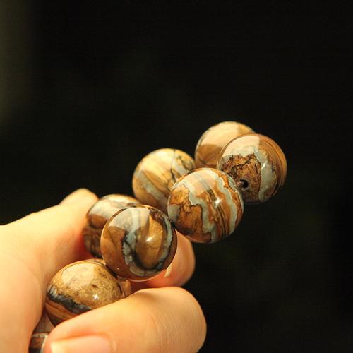 【安福清心】正宗西伯利亚猛犸象牙臼齿料手串16mm14颗手感绝佳
