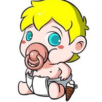 你也有这样的童年_卡通人物吸奶嘴个性头像_个性头像