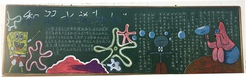 云在黑板报黑板报图片大全
