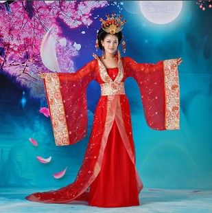 工厂直销古装服装唐装舞蹈服汉服演出服唐朝皇后贵妃武媚娘武则天