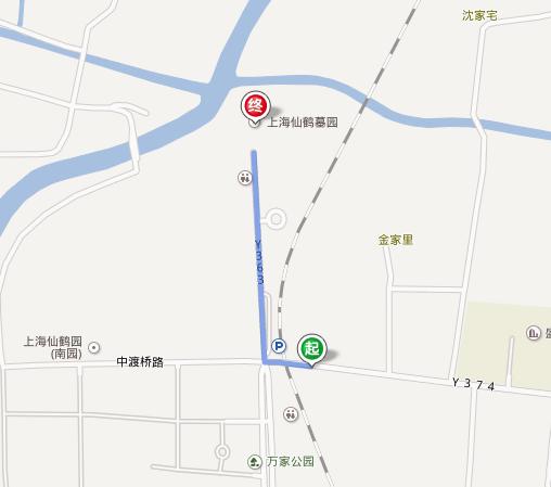 上海地铁5号线闵行开发区站有直达上海仙鹤墓园的班车