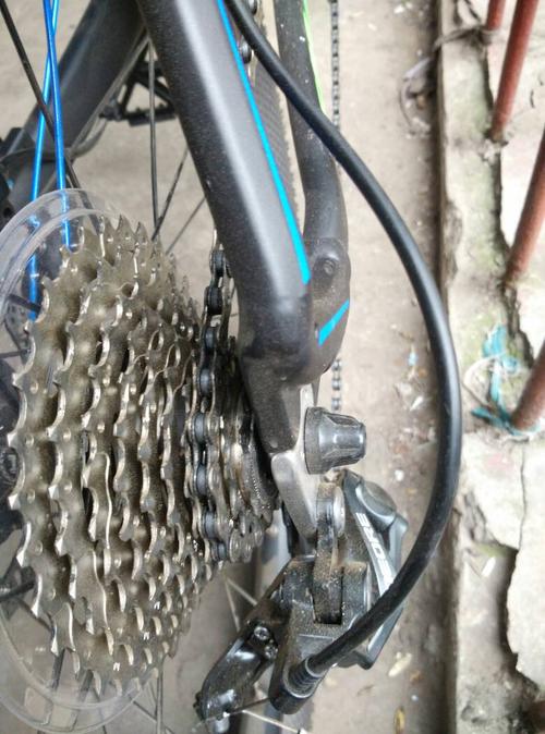 十速的自行车,后轮的变速器已经调到十速了,但是飞下不去……我听专业