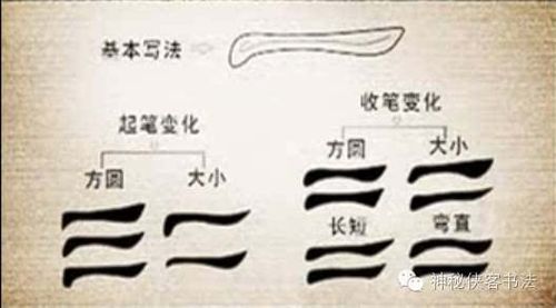 隶书基本笔画动态图大全