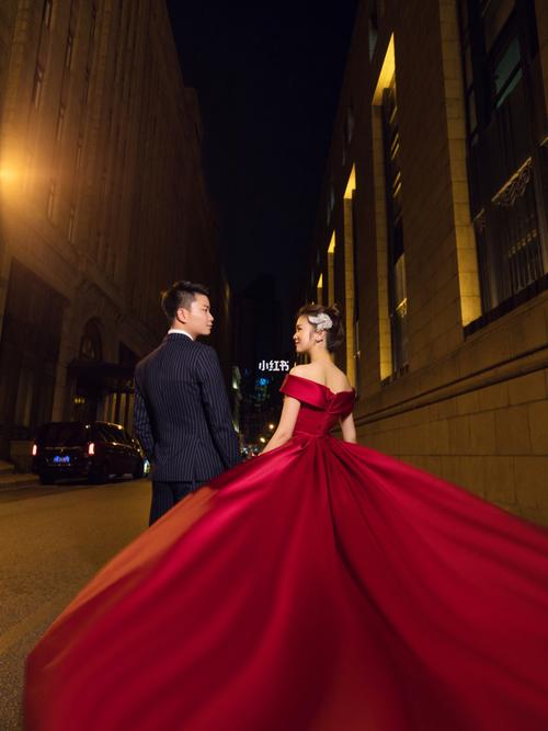 上海婚纱照-外滩霸气风_外滩_婚纱照_夜景_上海外滩夜景婚纱照风格