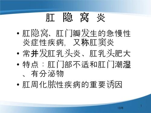 肛隐窝炎精选演示课件.ppt 6页