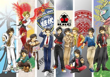 求几张假面骑士w中菲利普的动漫化的图.